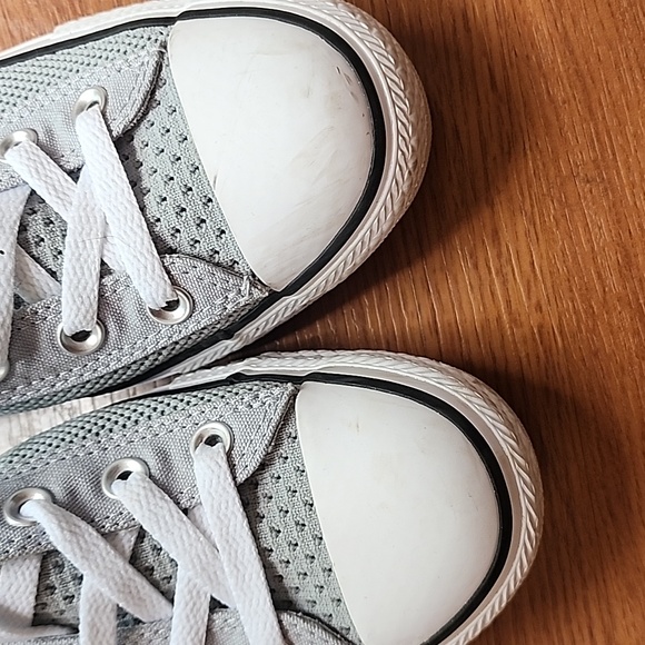 Converse Wolf Grey And White Womens Shoes With Box, Size 9 - Picture 9 of 9